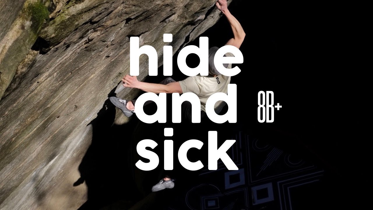Thomas Fichtinger climbing one of Maltatals best Boulders - 'Hide and Sick' 8B+