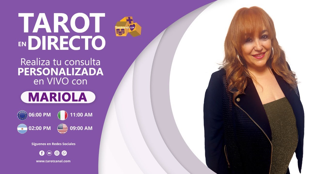 📺 #TarotEnDirecto - #MariolaMart&iacute;nez | #TarotCanal