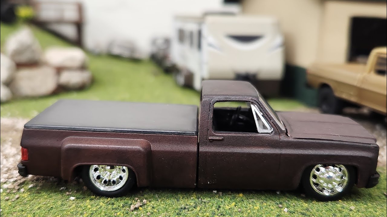 72 F-250 Chase truck Build,  Custom Petina paint for Squarebody Dually 