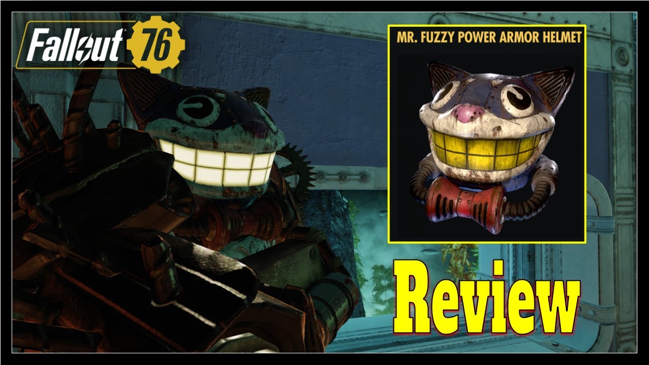 Fallout 76 Mr. Fuzzy Power Armor Helmet Review