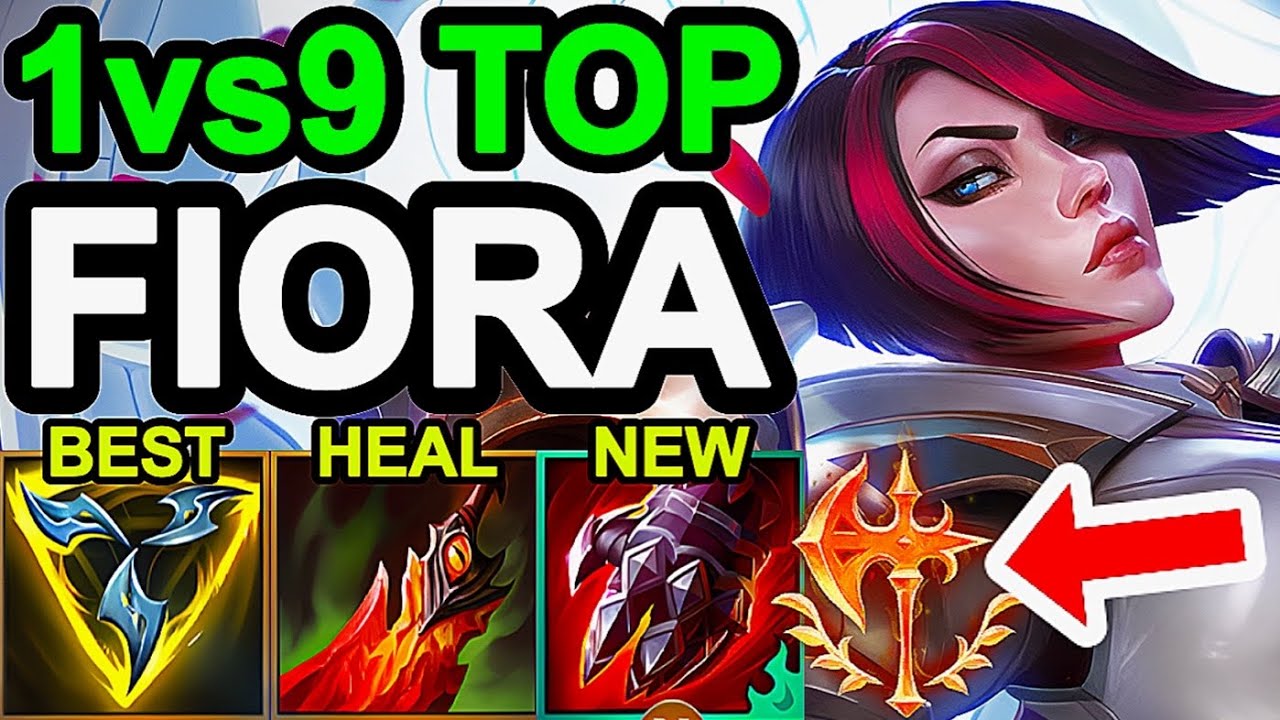 Wild Rift China Fiora Top - 18KILL Carry - New Top Fiora Carry Build Runes