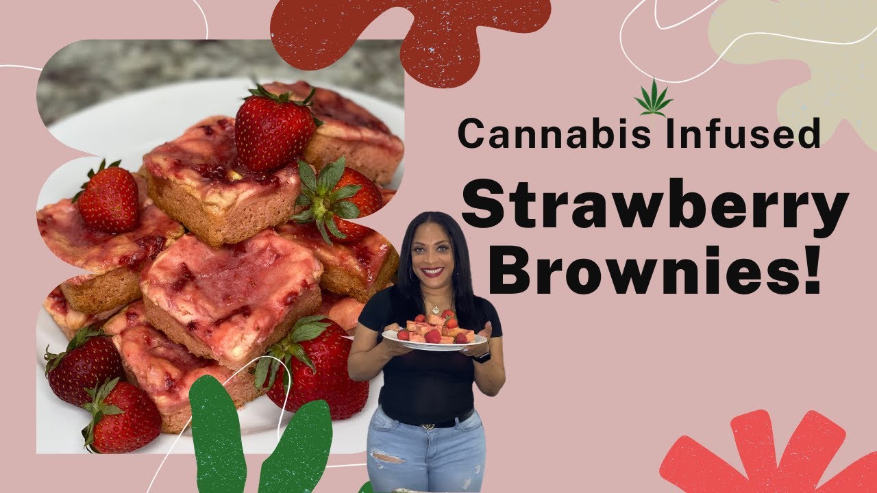🍓🍰 My Infused Strawberry Brownie Box Cake Mix Hack!