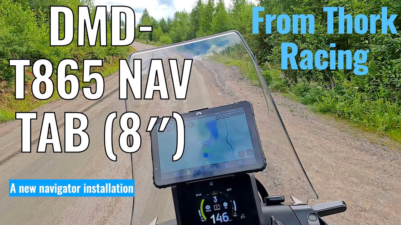 Ultimate Motorcycle Navigation: Unboxing and Installing the Thork Racing DMD-T865 Nav Tab!