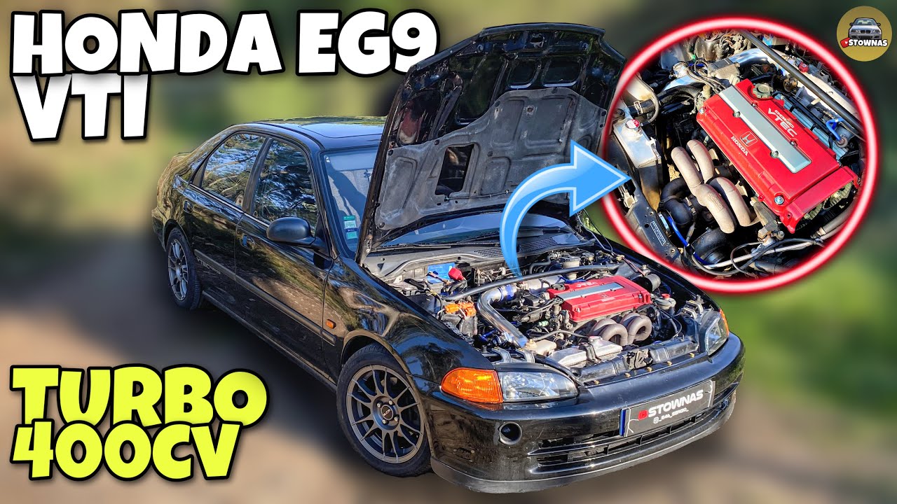 HONDA EG9 VTI B16 TURBO 400CV DO @SONHOS DE ESTRADA BY NIEMOTORSPORT 😱 | STOWNAS