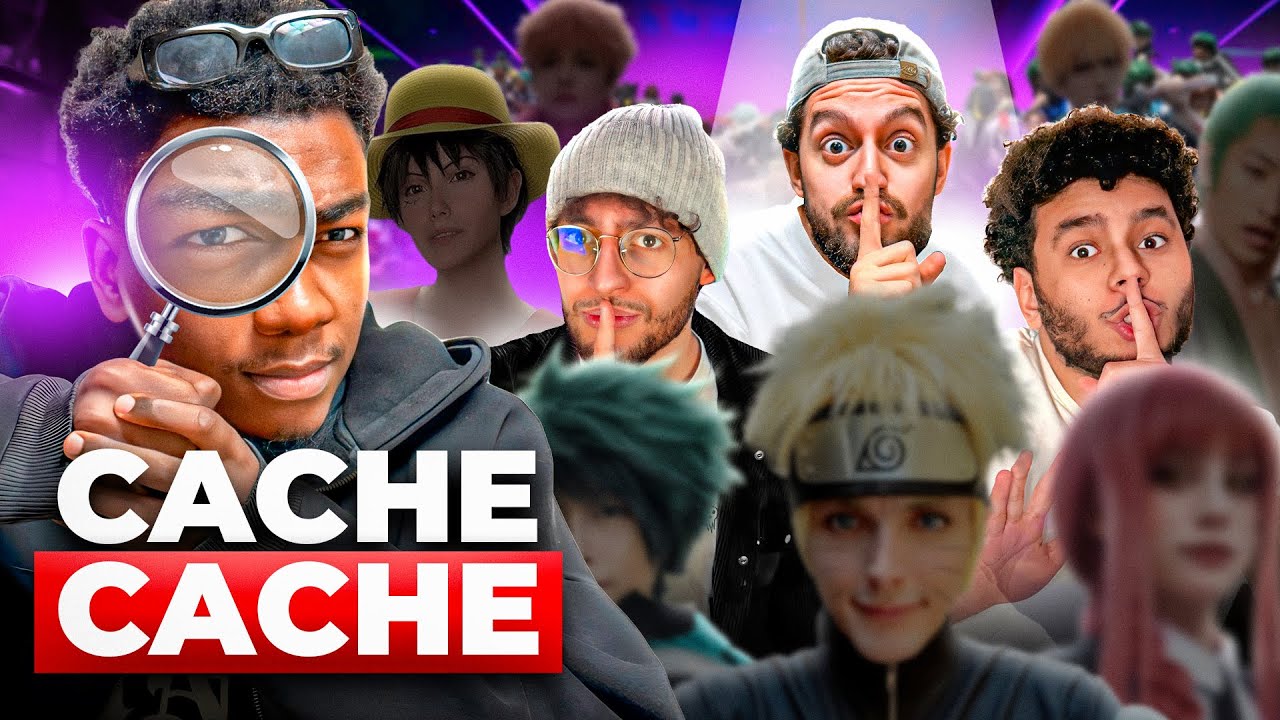CACHE-CACHE à la PARIS MANGA (c'est impossible y'a trop de monde...)