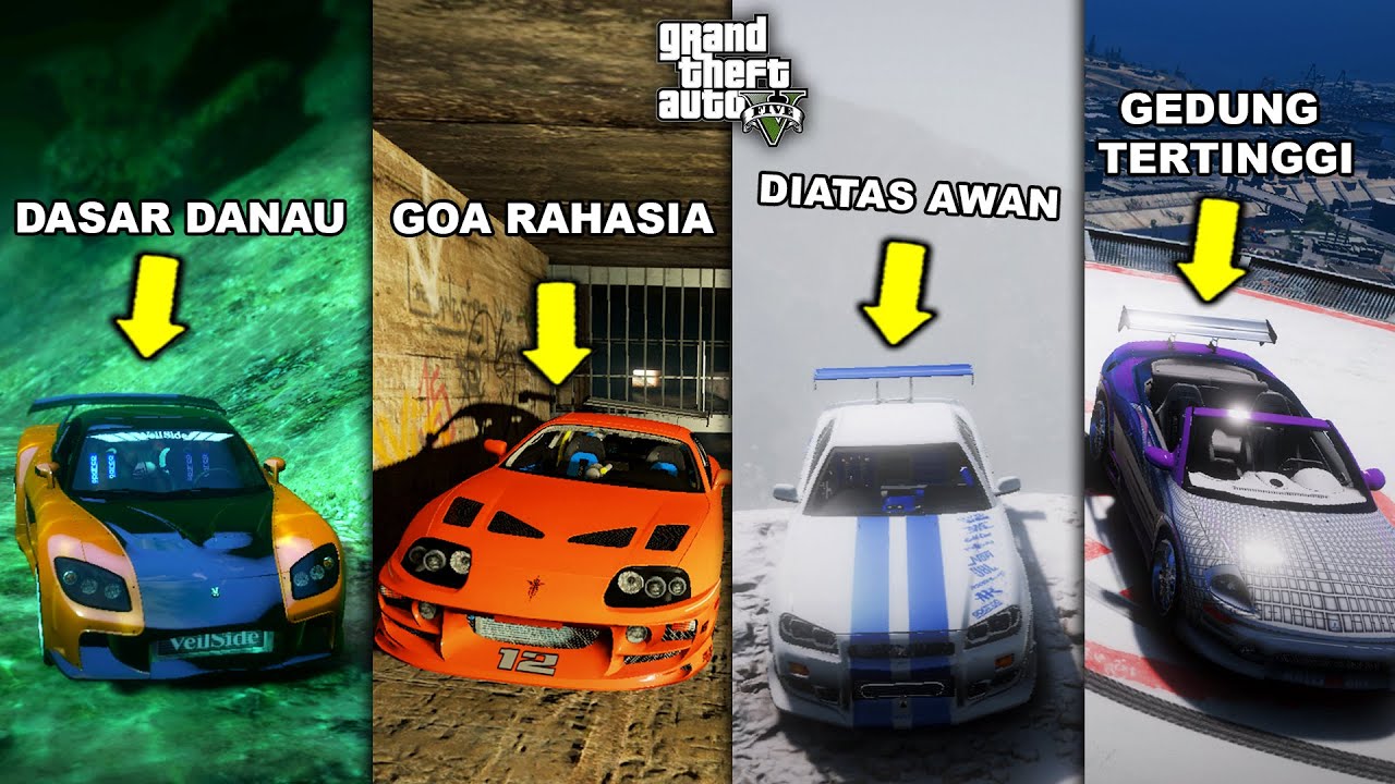 MISI EPIC MENCARI MOBIL FAST FURIOUS DI GTA 5‼️-GTA MOD