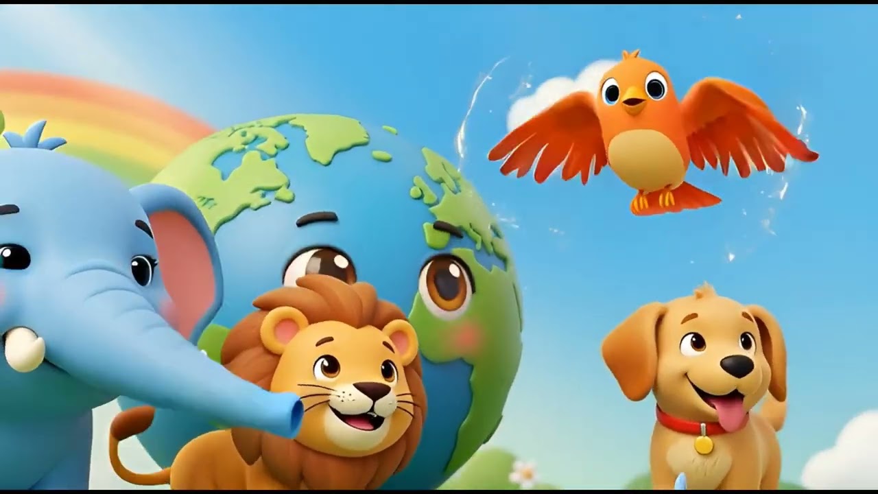 Amazing Earth Facts for Kids 🌍 | Preschool Learning Video | Sun, Water, Animals & Nature