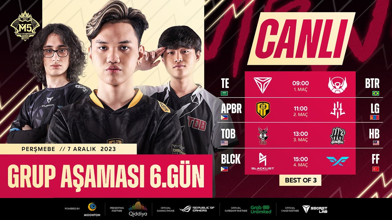 CANLI | 6. GÜN | M5 Dünya Şampiyonası Grup Aşaması | (TR)