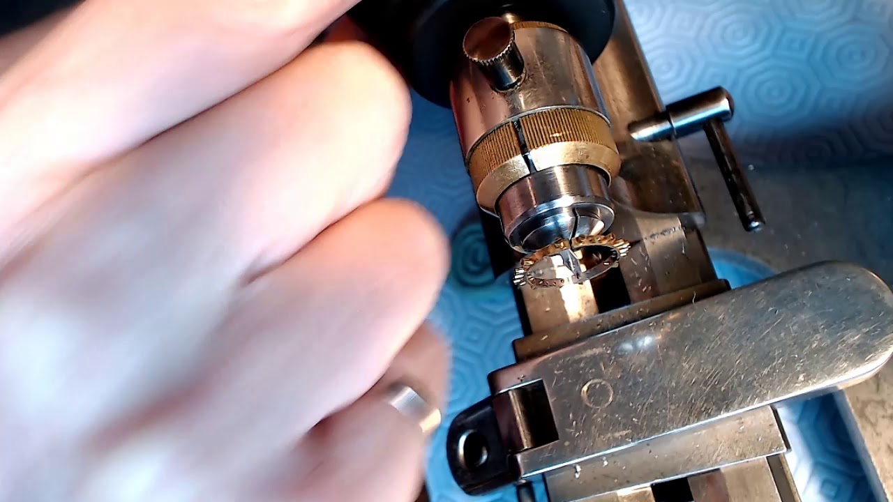 Adjusting a Pocket Watch Balance Staff