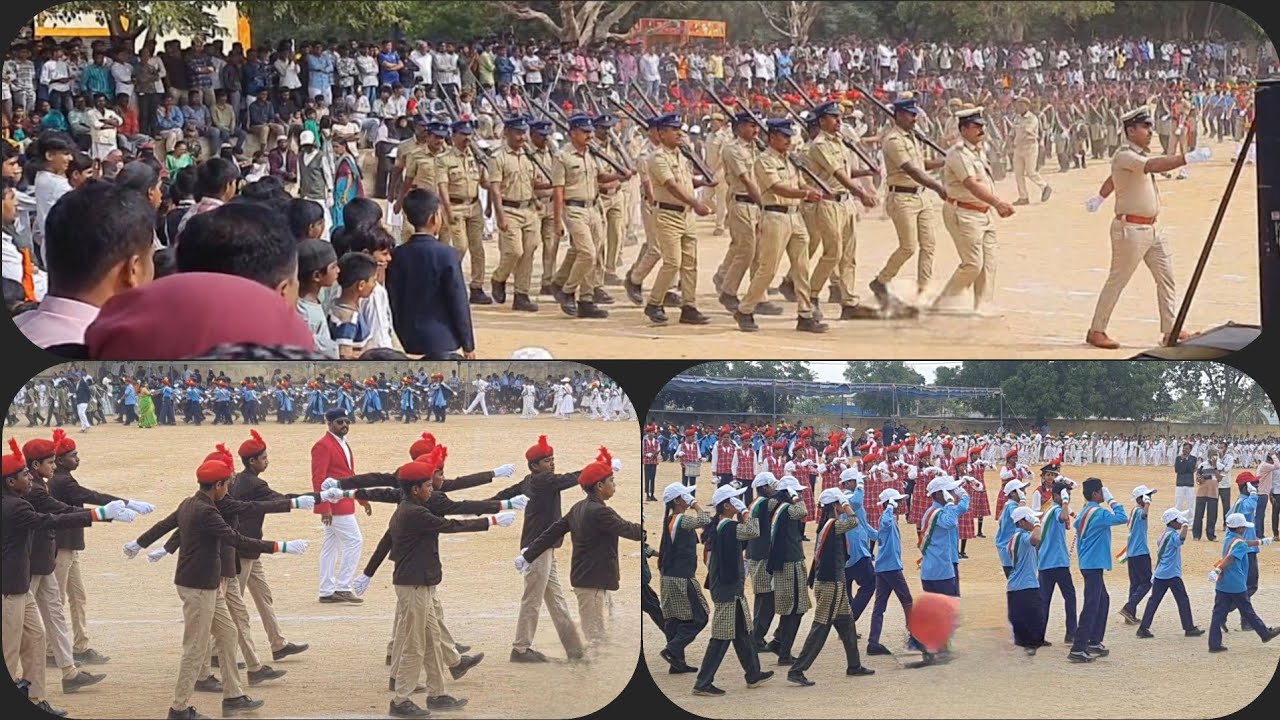 ​🇮🇳 Massive Independence Day Parade in Sira 2026! #sira #indipendenceday #marchpast #karnatakapolice