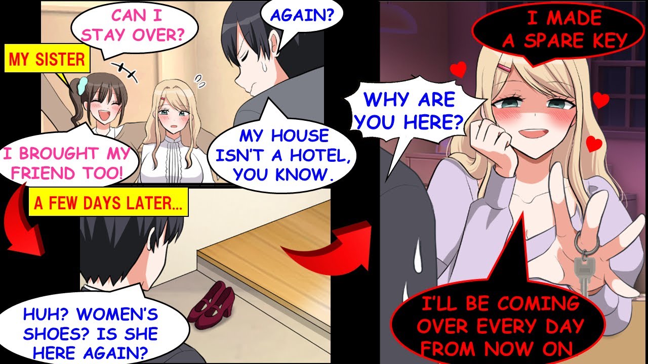 [Manga Dub] My Sister’s Friend is a Yandere. She Made a Secret Key to My House...[RomCom]