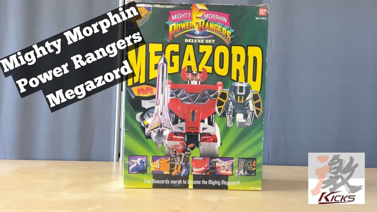Vintage Bandai Mighty Morphin Power Rangers Megazord  | UNBOXING | Transformation