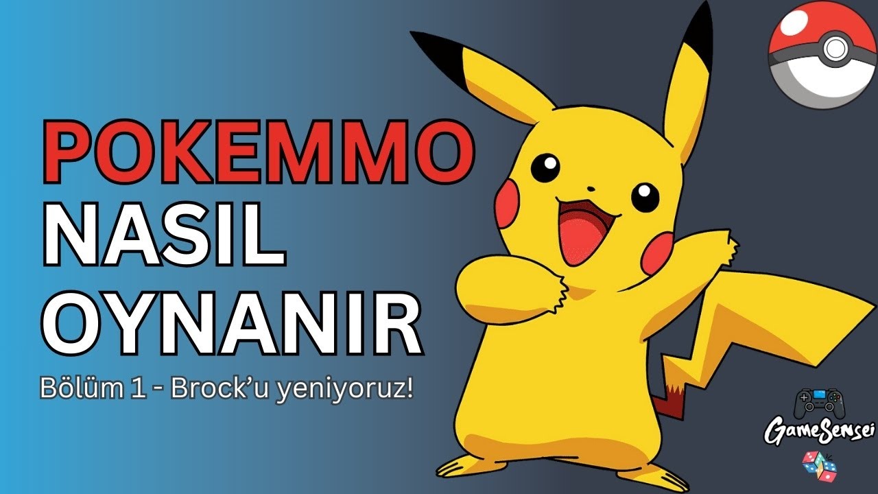 PokeMMO nedir? Nasıl Kurulur? Nasıl Oynanır? - Bölüm 1 - Brock'u yenip ilk rozeti kazanıyoruz!