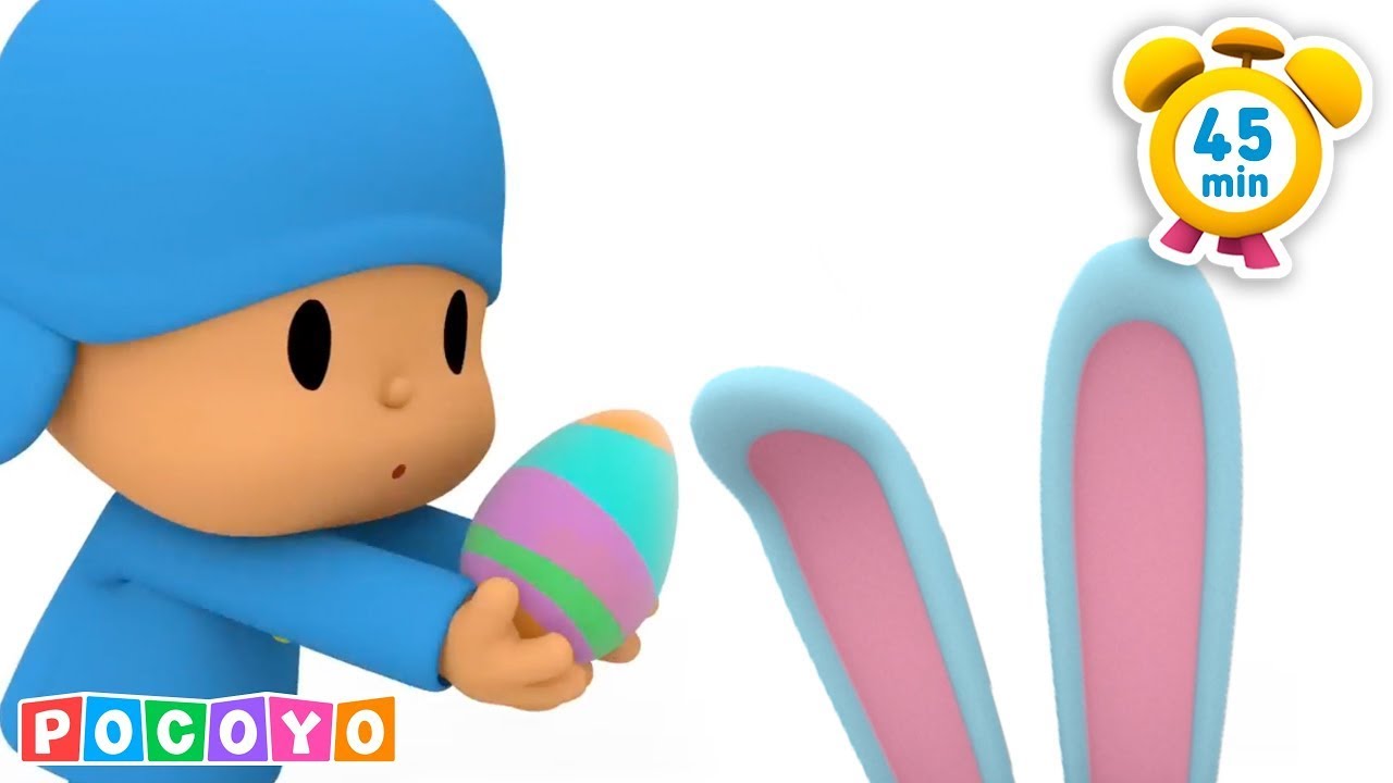 🐰 POCOYÓ en ESPAÑOL - El conejo de Pascua [ 50 min ] | CARICATURAS y DIBUJOS ANIMADOS para niños