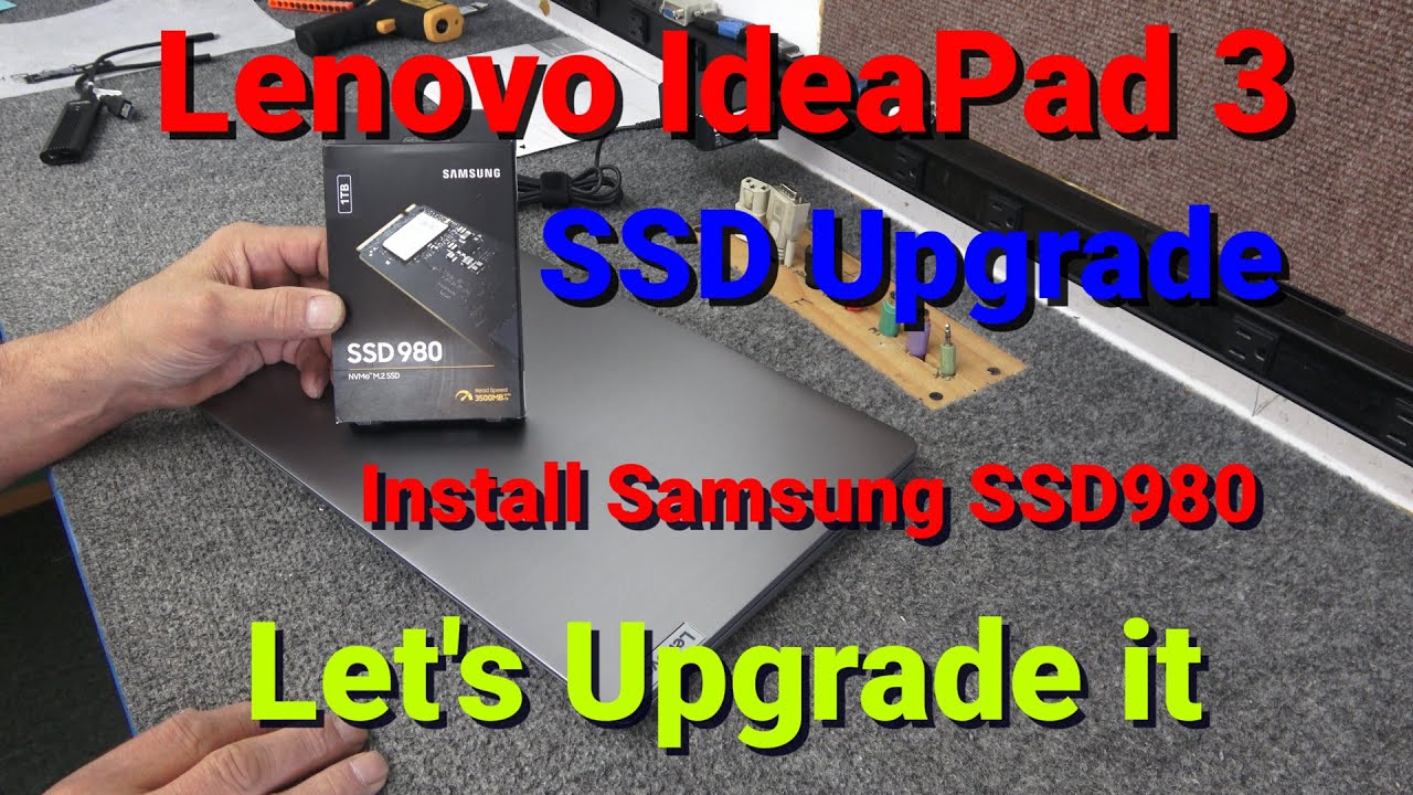Как установить Samsung SSD980 1 ТБ и клонировать его на Lenovo IdeaPad 3 Windows 11
