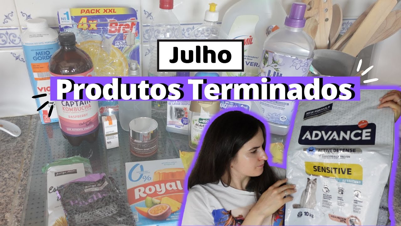 Produtos Terminados de Julho |  Produtos Animais, Comida, Higiene e Limpeza - A minha opinião