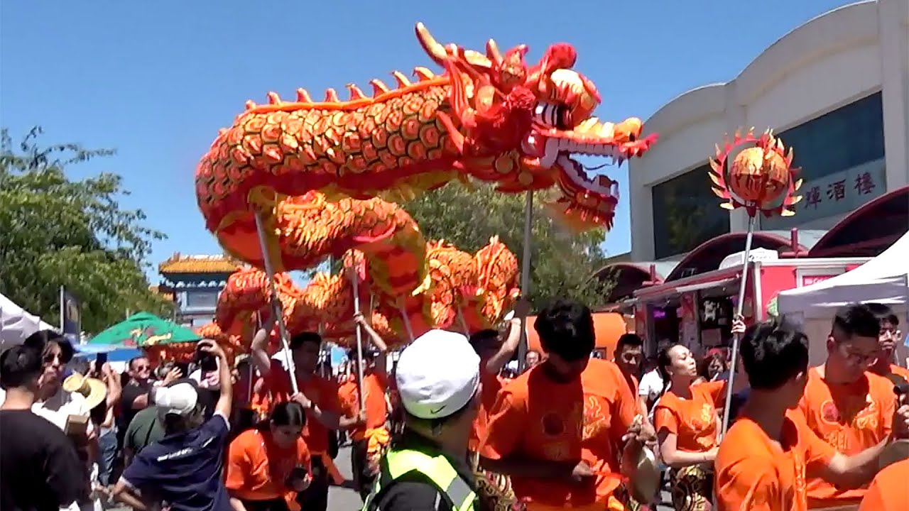 DRAGON DANCE & LION DANCE AT SPRINGVALE LUNAR NEW YEAR FESTIVAL 2024