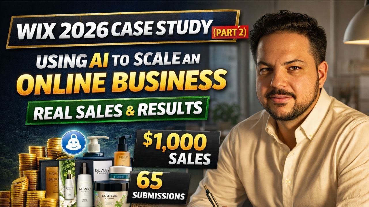 Wix + AI in 2026: Product Setup, Images & Real Sales (Beauty School Case Study)