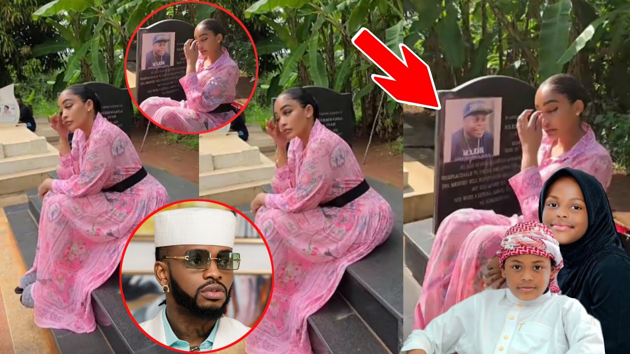 ZARI Amjibu DIAMOND Atembelea Kaburi La Mume wake IVAN Uganda Awapeleka WATOTO Amwaga Machozi kwa