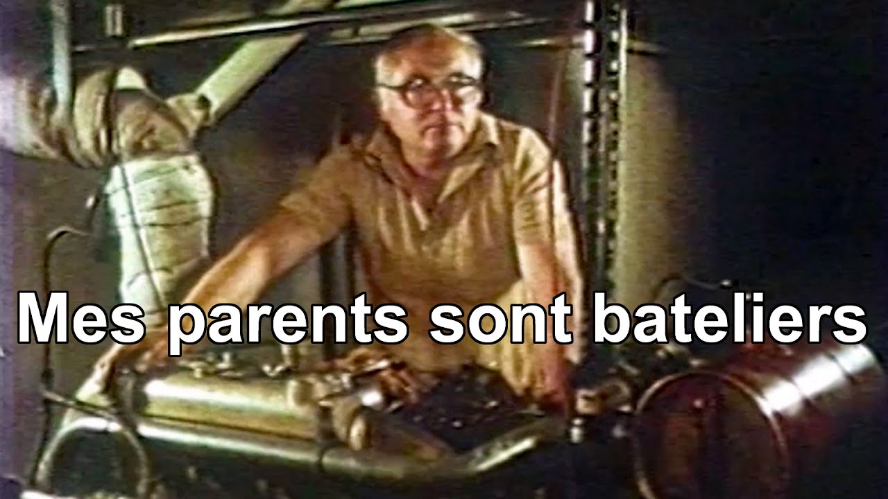 Mes parents sont bateliers dans le nord de la France en 1980