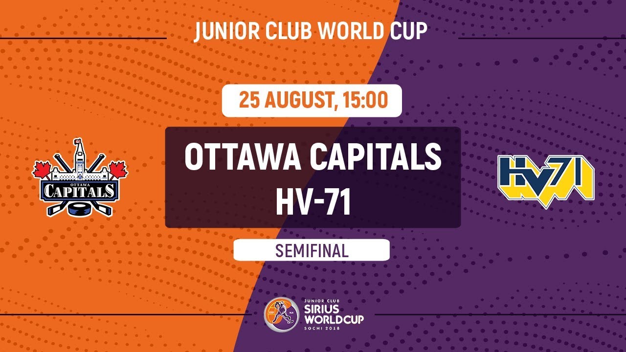 Junior Club World Cup 2018. Semifinal. Ottawa Capitals – HV-71 (U20)