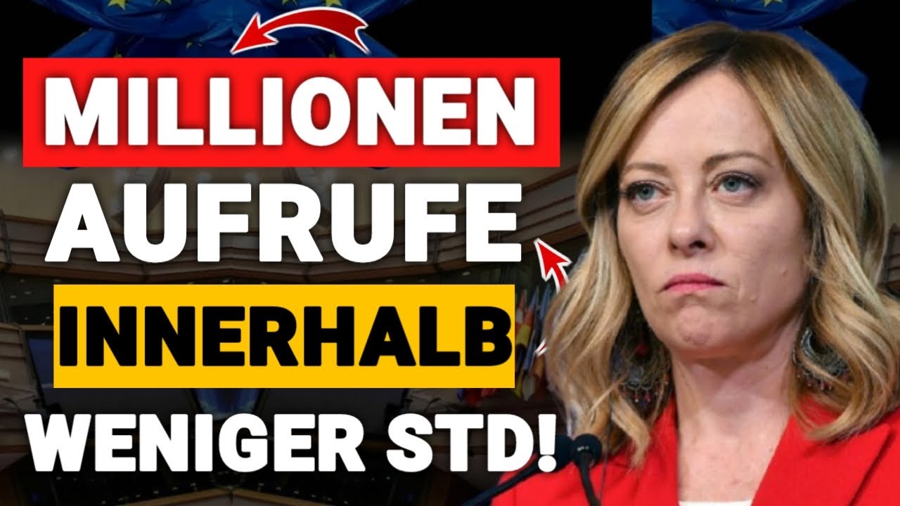 EILMELDUNG! Vor 9 Minuten!🚨🔥