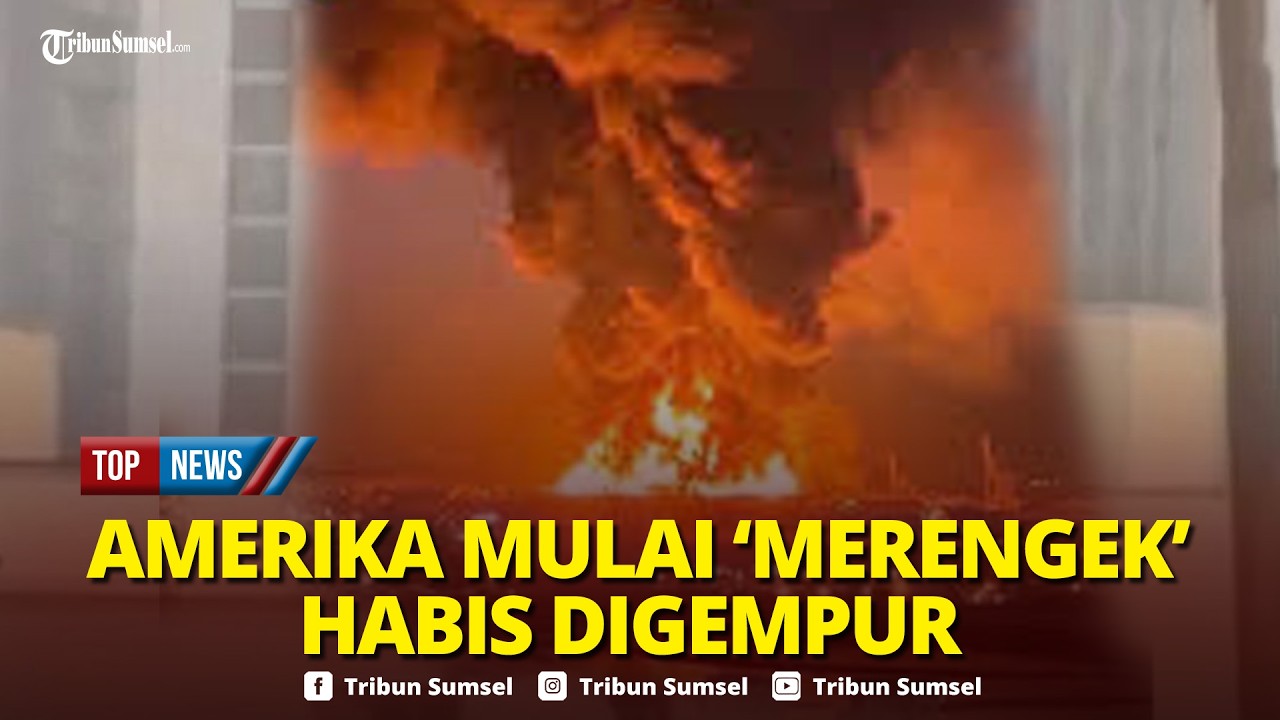 🔴Kobaran Api Selimuti Gedung Kedutaan AS di Baghdad Digempur Drone, AS Panik Bakar Gedung Sendiri?