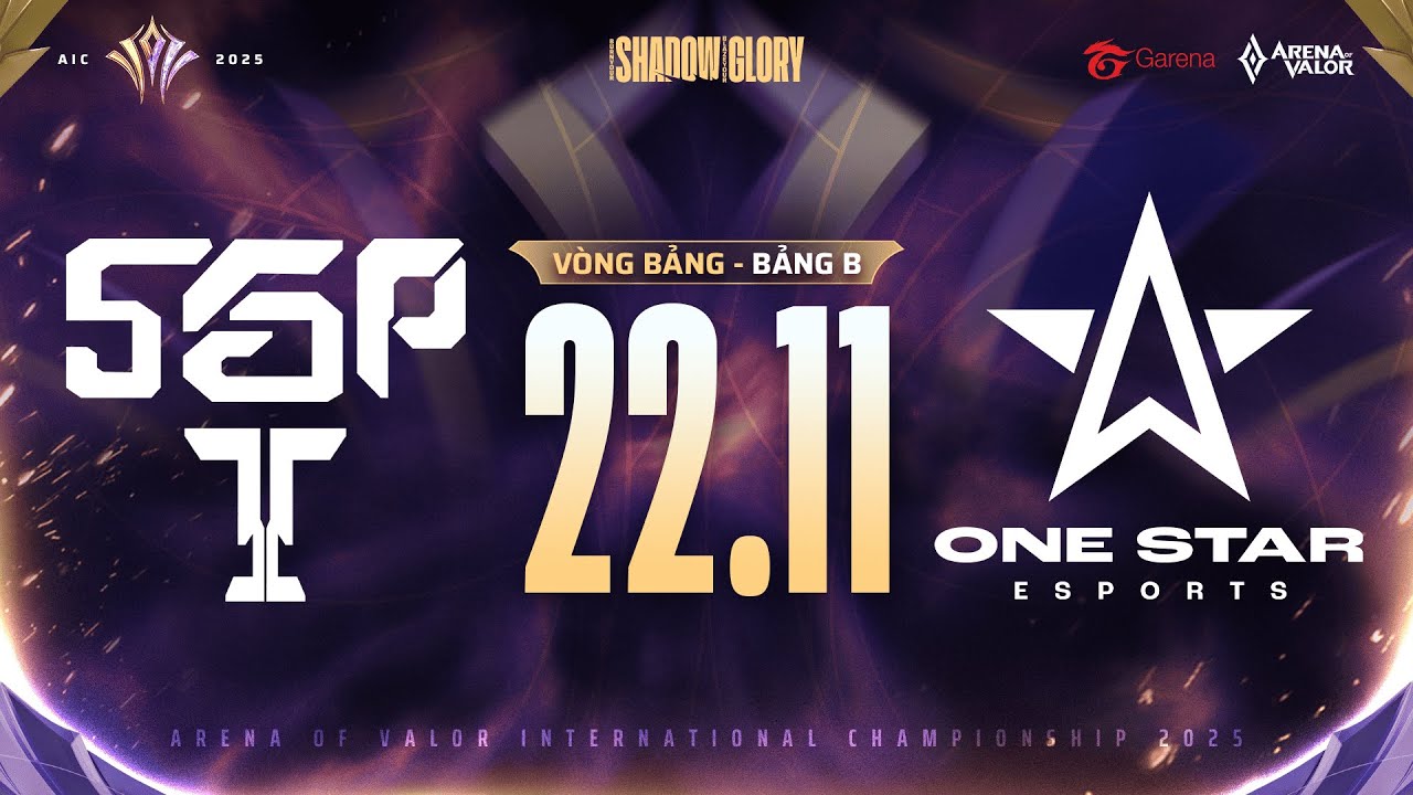 SAIGON PHANTOM vs ONE STAR ESPORTS | VÒNG BẢNG | AIC 2025 (22/11)