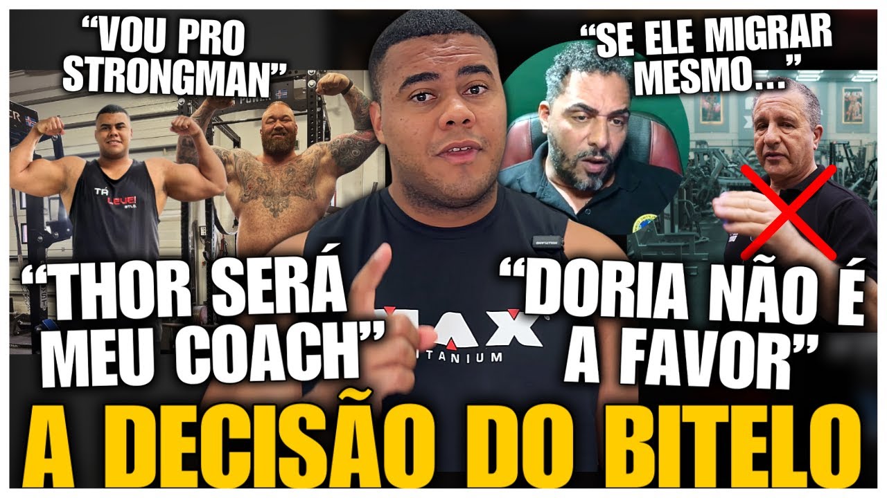 POLÊMICA! BITELO FORA DO POWERLIFTING ? MIGRAÇÃO PRO STRONGMAN É QUESTIONADA E DORIA NÃO APROVA