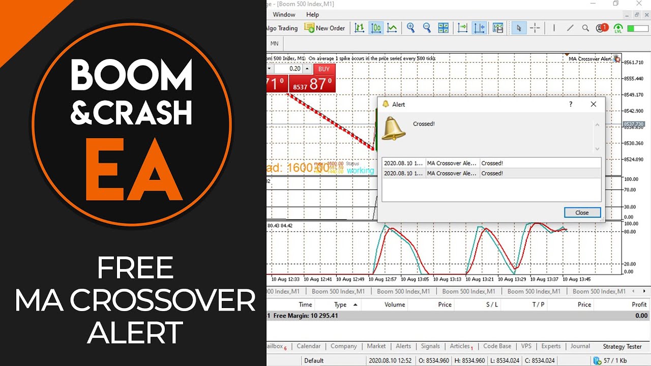 FREE MOVING AVERAGE CROSSOVER ALERT FOR TRADING (MT5) (fran&ccedil;ais + espa&ntilde;ol)