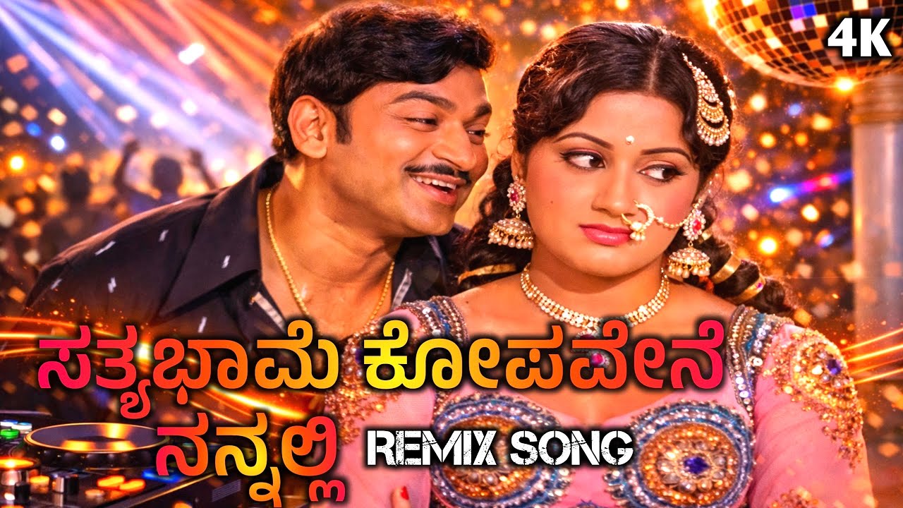 ಸತ್ಯಭಾಮೆ ಕೋಪವೇನೆ ನನ್ನಲ್ಲಿ - Satyabhame Satyabhame Kannada Remix Song | Dr Rajkumar | Sumalatha