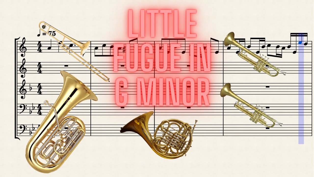 Little fugue in G minor Brass quintet