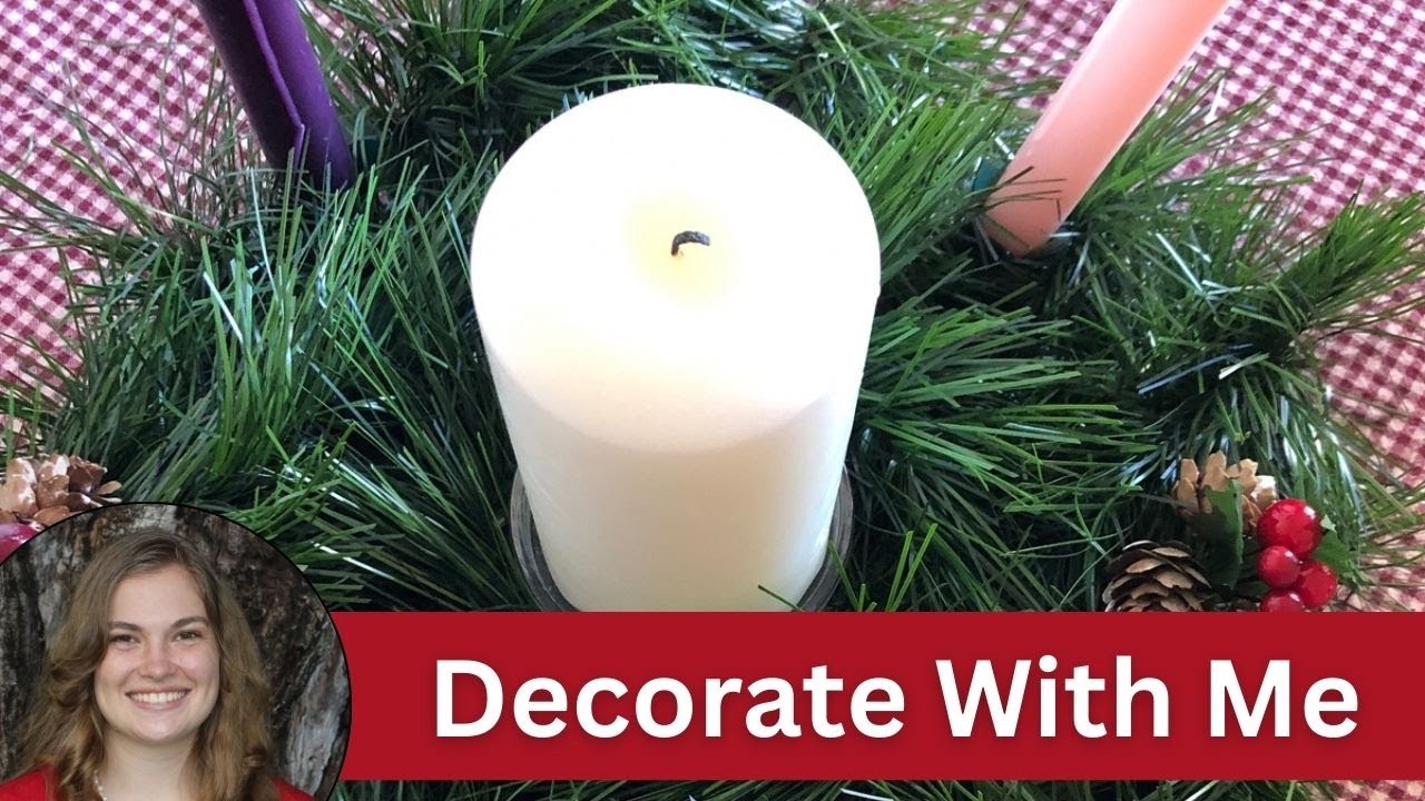 Decorate with Me|DIY Advent Wreath| Easy DIY Christmas Bows|Hot Apple Cider Recipe