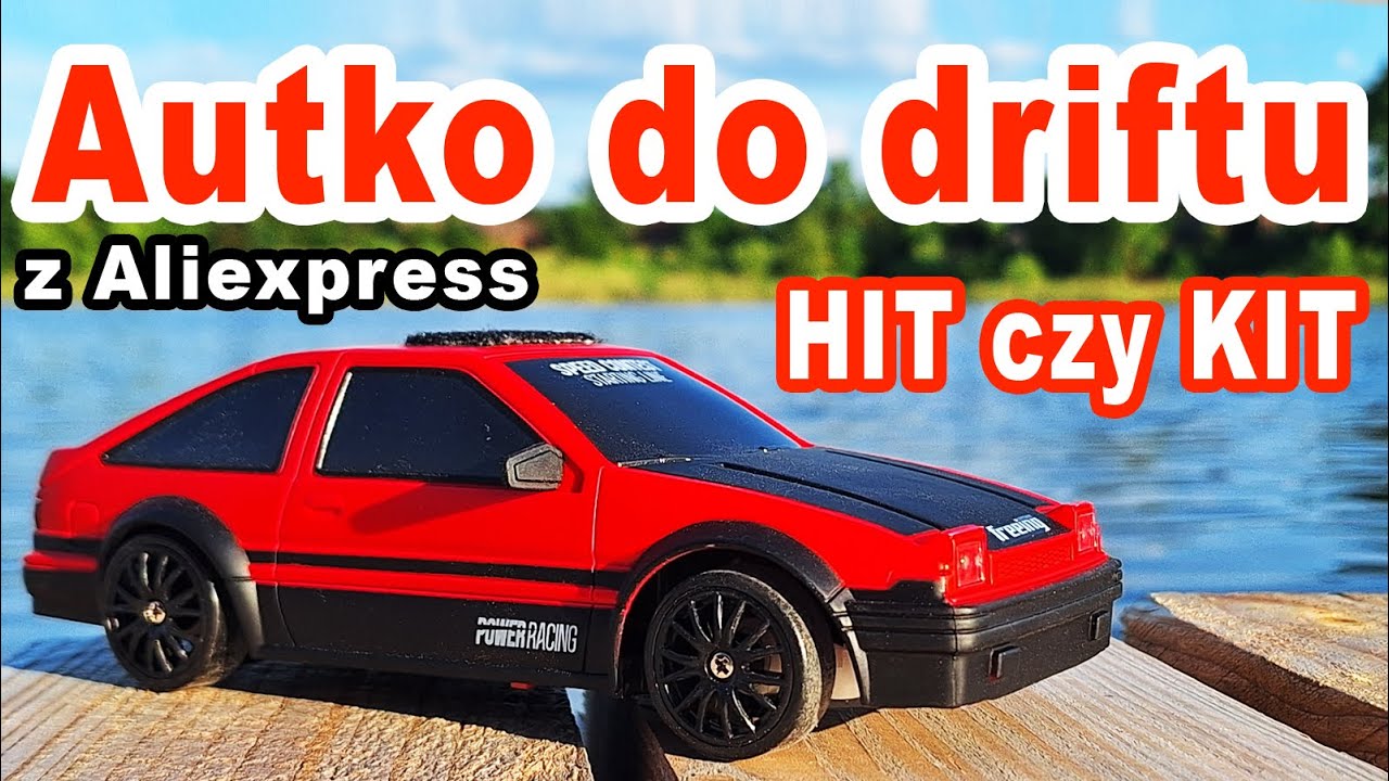 Autko do driftu z TikToka - HIT czy KIT? | 2.4G Drift Rc Car Toy 4WD 4x4 z Aliexpress Toyota AE86