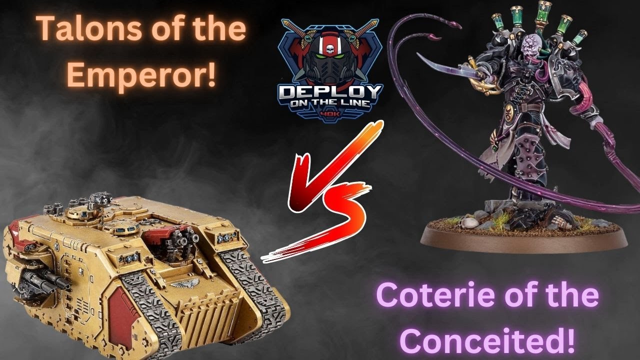 Custodes vs Emperors Children  -Talons of the Emperor vs. Coterie #warhammer40k Battle Report
