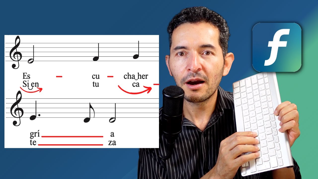 Finale: Cómo escribir letra de canción (lyrics) en la partitura