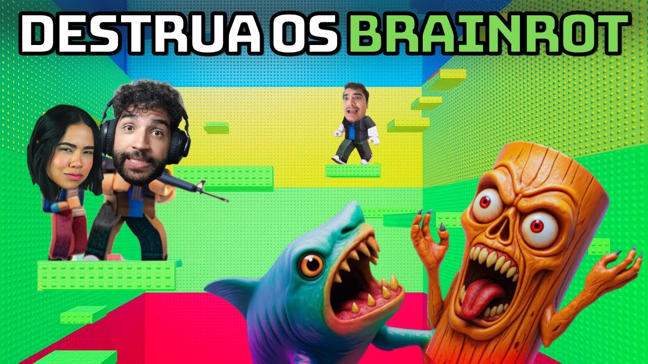 SLAP TOWER mas de BRAINROT, tentaram nos MATAR! Roblox