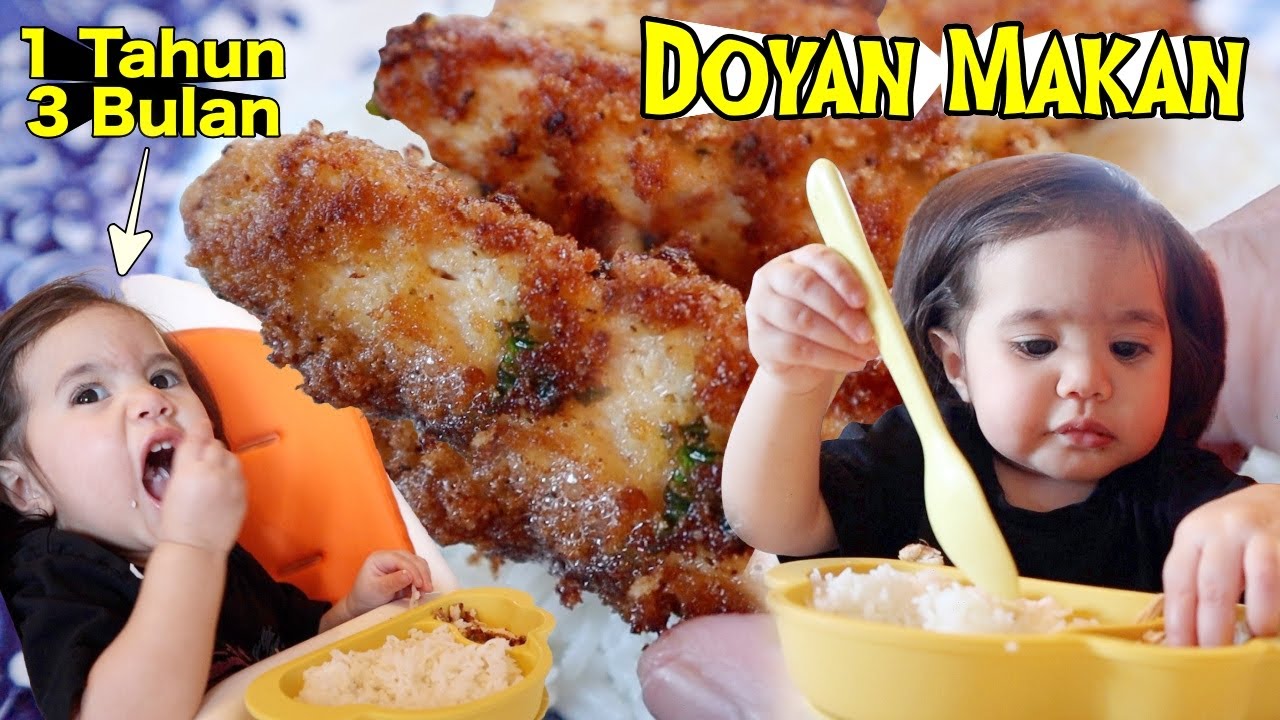 Makan Ayam Renyah Enak campur Roti