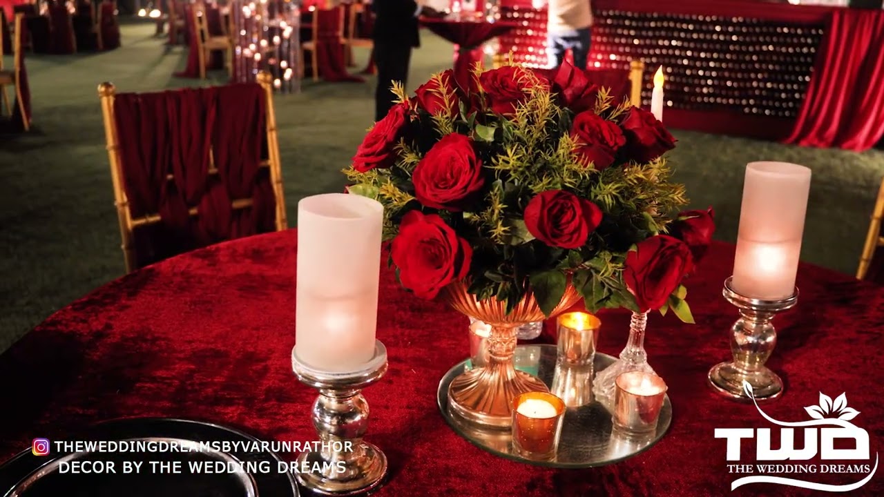 HAWAII GLASSHOUSE - RED WEDDING DECOR