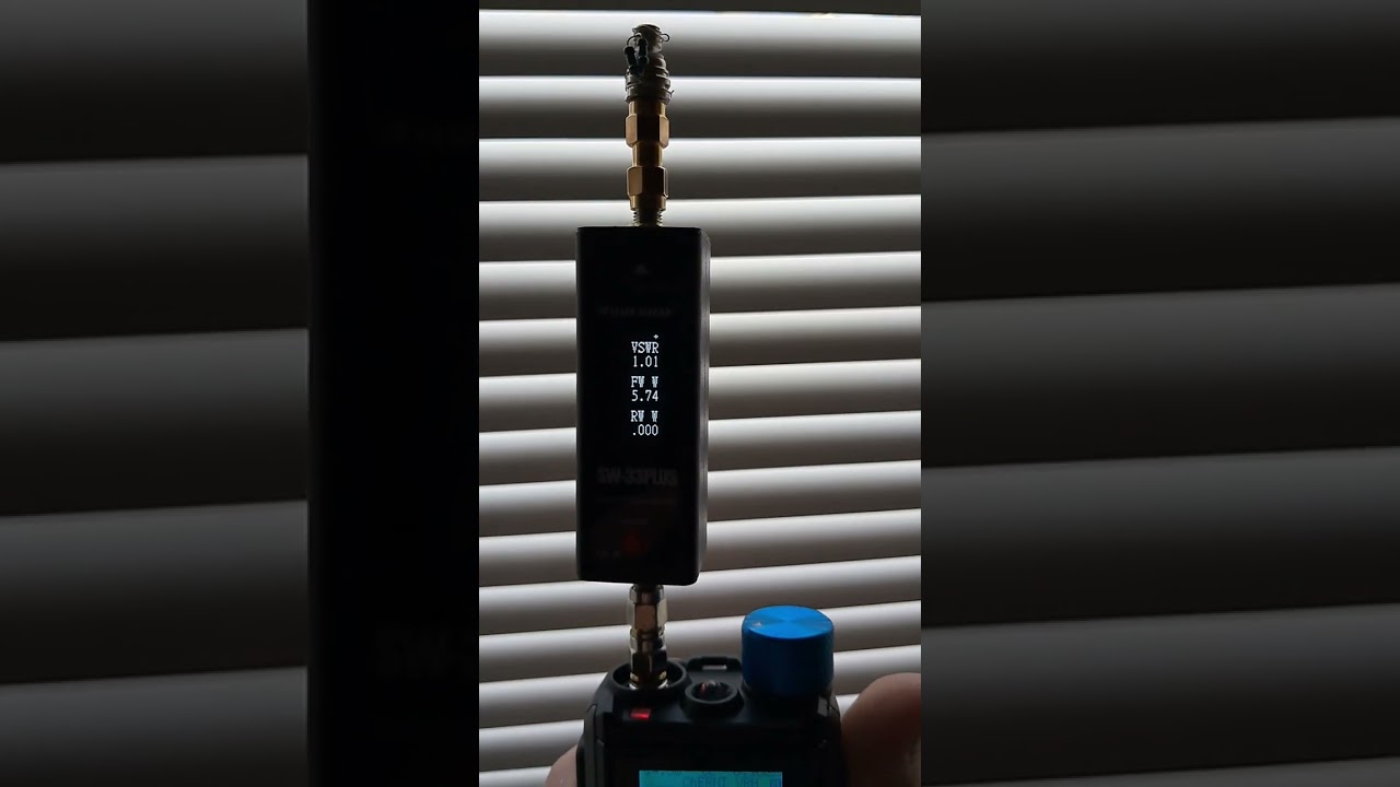 Comparation of transmit power with a dummy load Quansheng UV-K5 8W