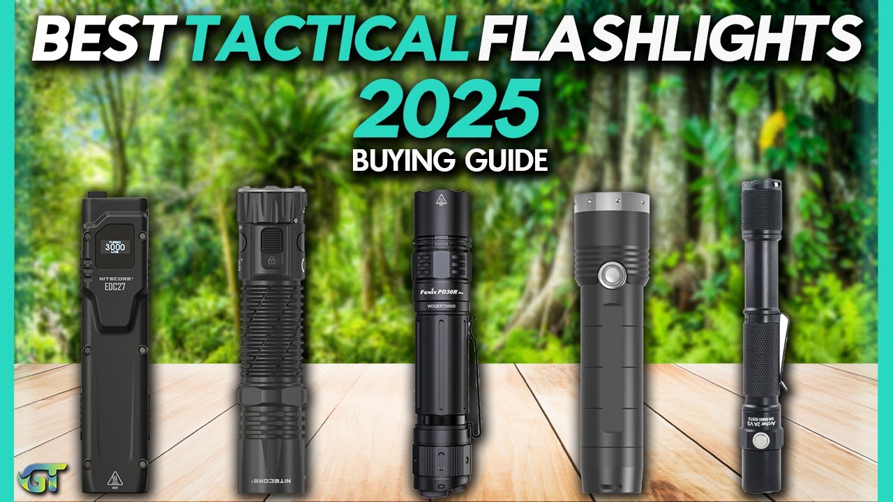 Best Tactical Flashlight - Top 5 Best Tactical Flashlights! (2025 Buying Guide)