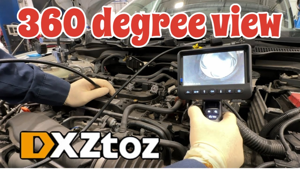 Using DXZtoz 360° Articulating Borescope to Inspect 1.5T Honda Civic