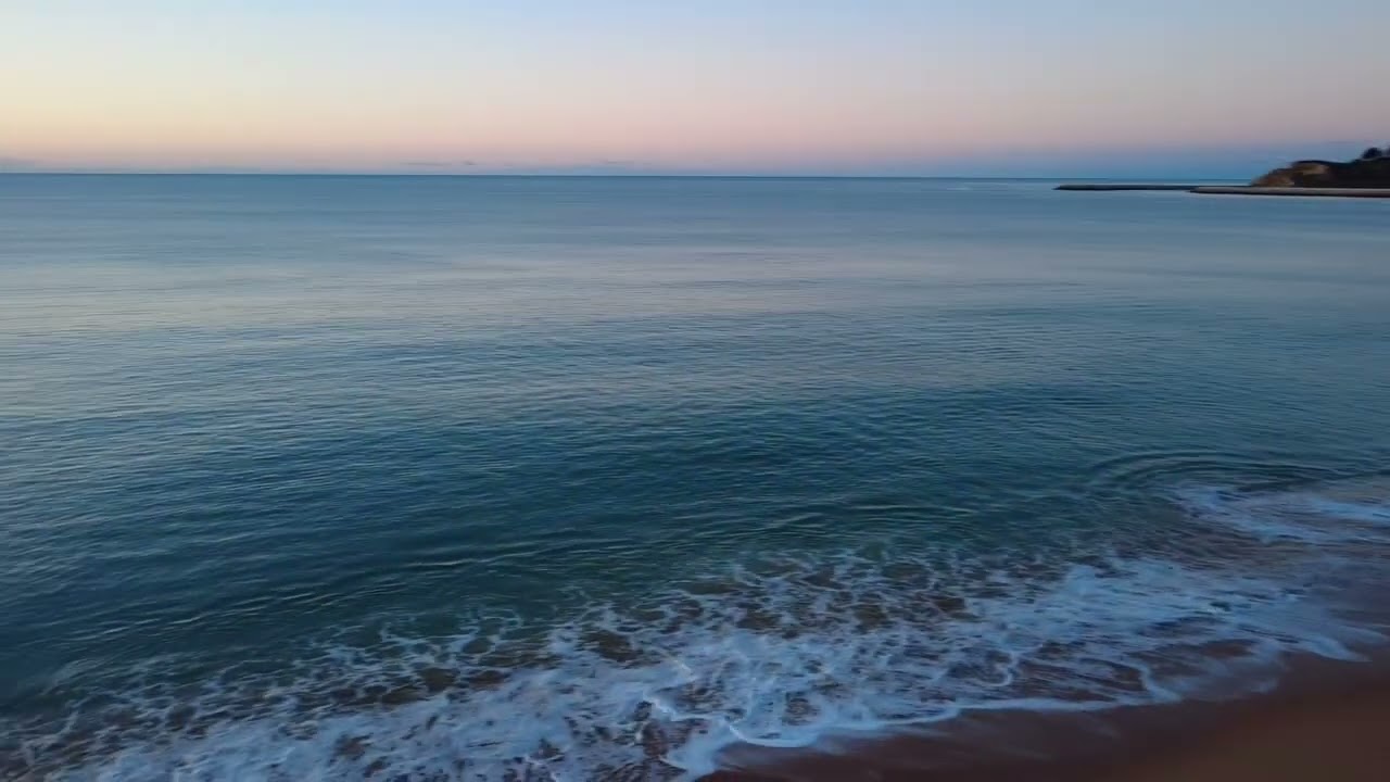 Sunrise on albufeira beach 25th December 2025. 