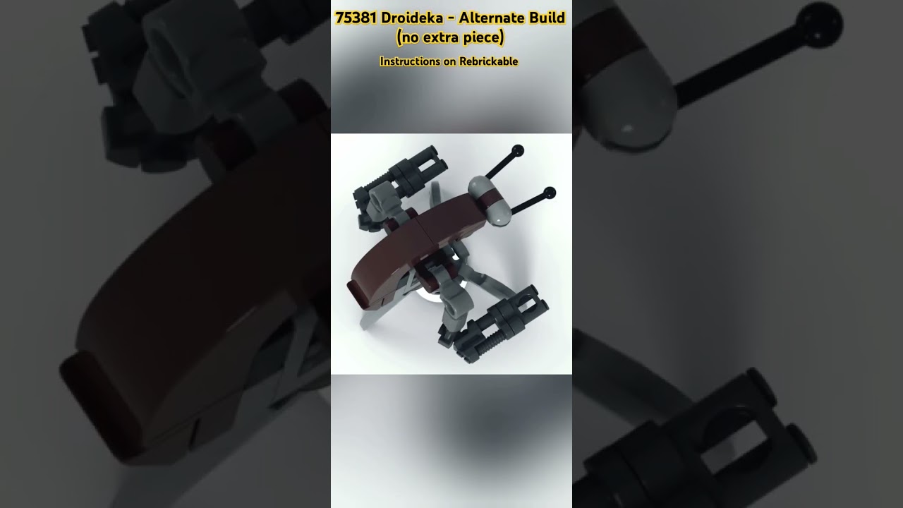 Lego Star Wars 75381 Droideka Alternate Build