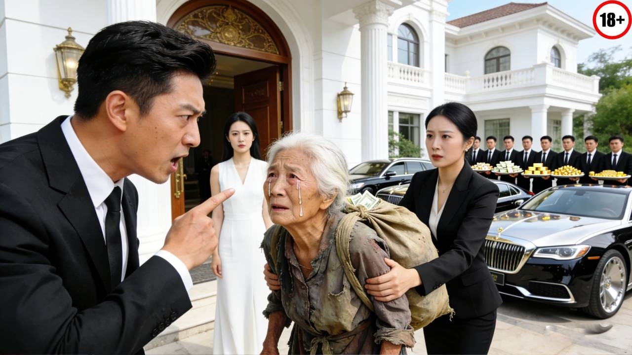 兒子媳婦嫌棄60歲農村媽媽，把她趕出門，養女帶著五億天價賀禮砸碎白眼狼脊樑骨，他們傻眼了