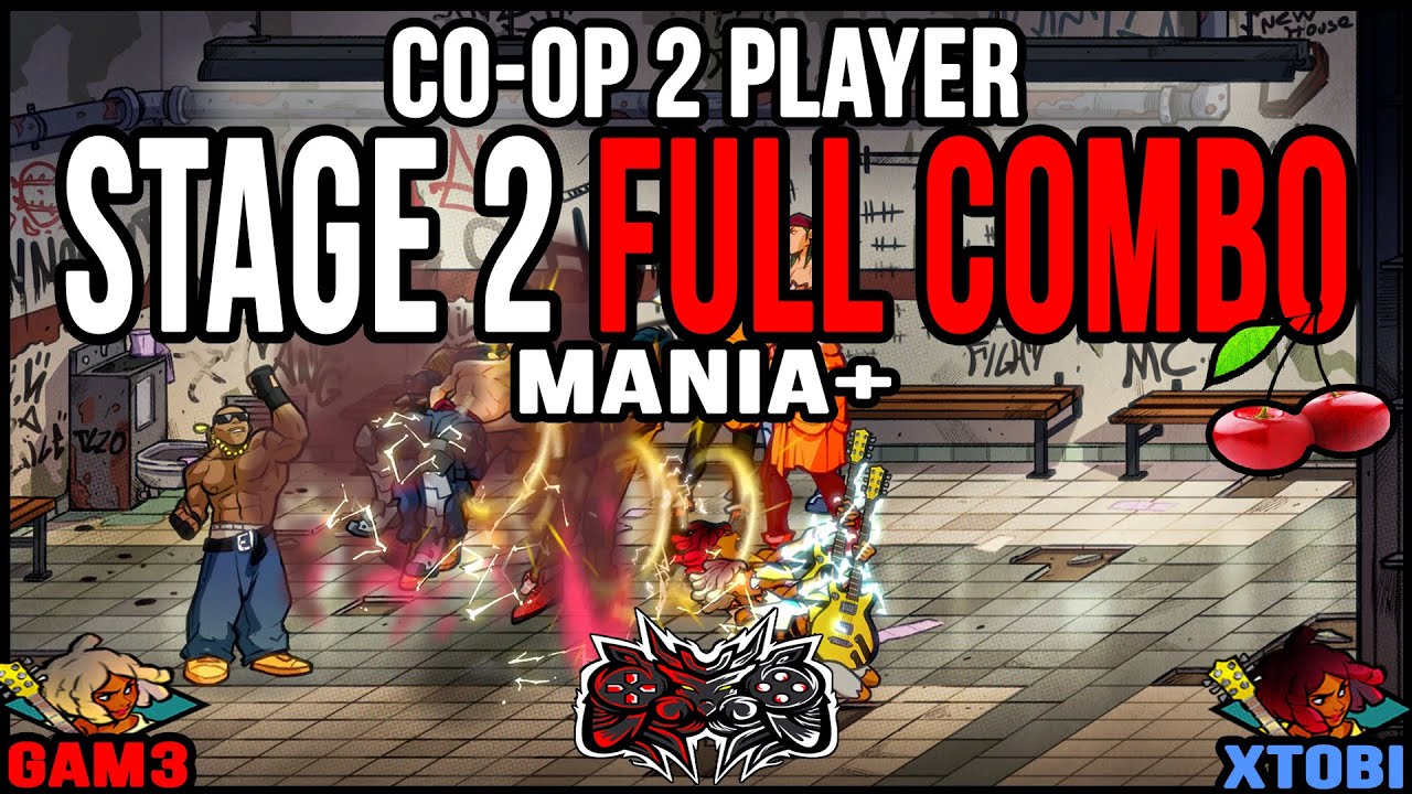 SOR4 - STAGE 2 - FULL COMBO - CO OP - MANIA+ - CHERRY & CHERRY - GAM3 & XTOBI