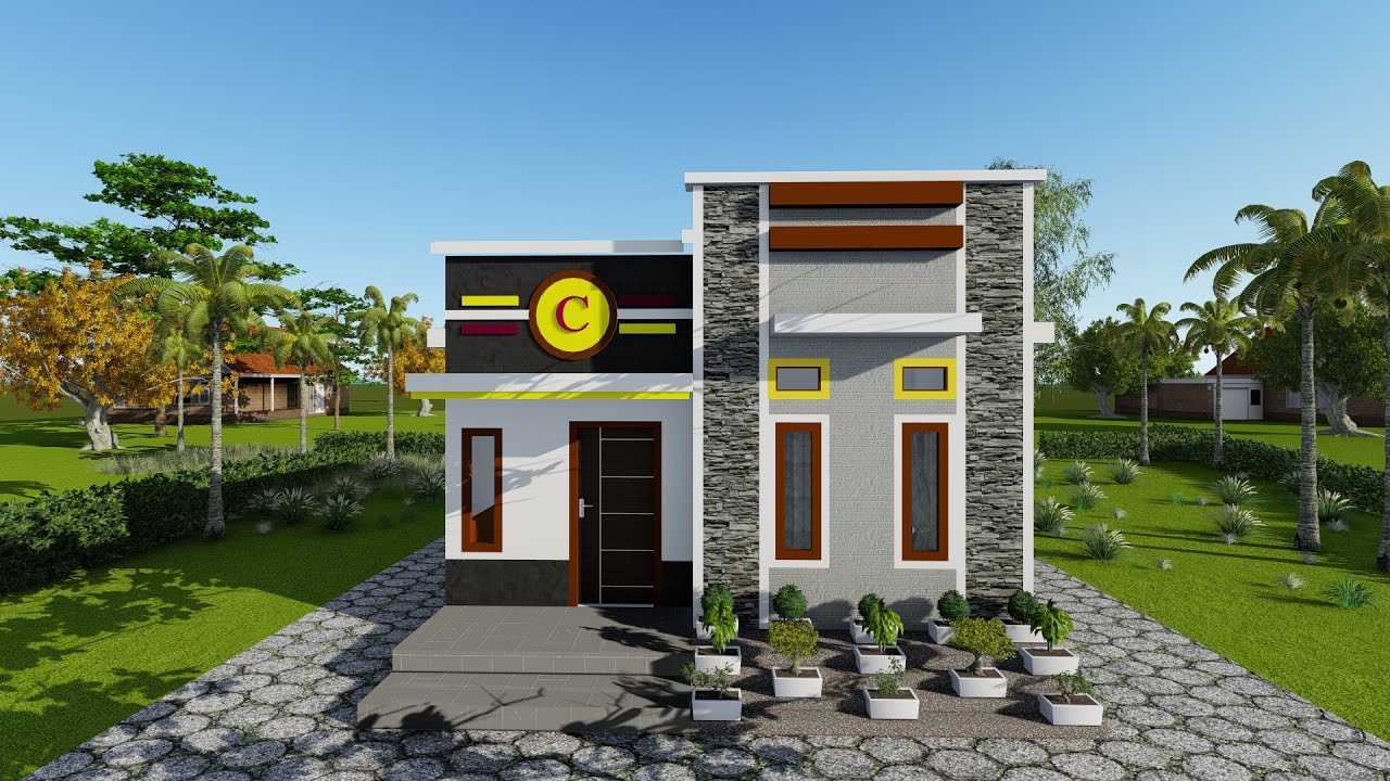 Diseno casa 7X6 2020 # TOP fACHADAS # SMALL HOUSE
