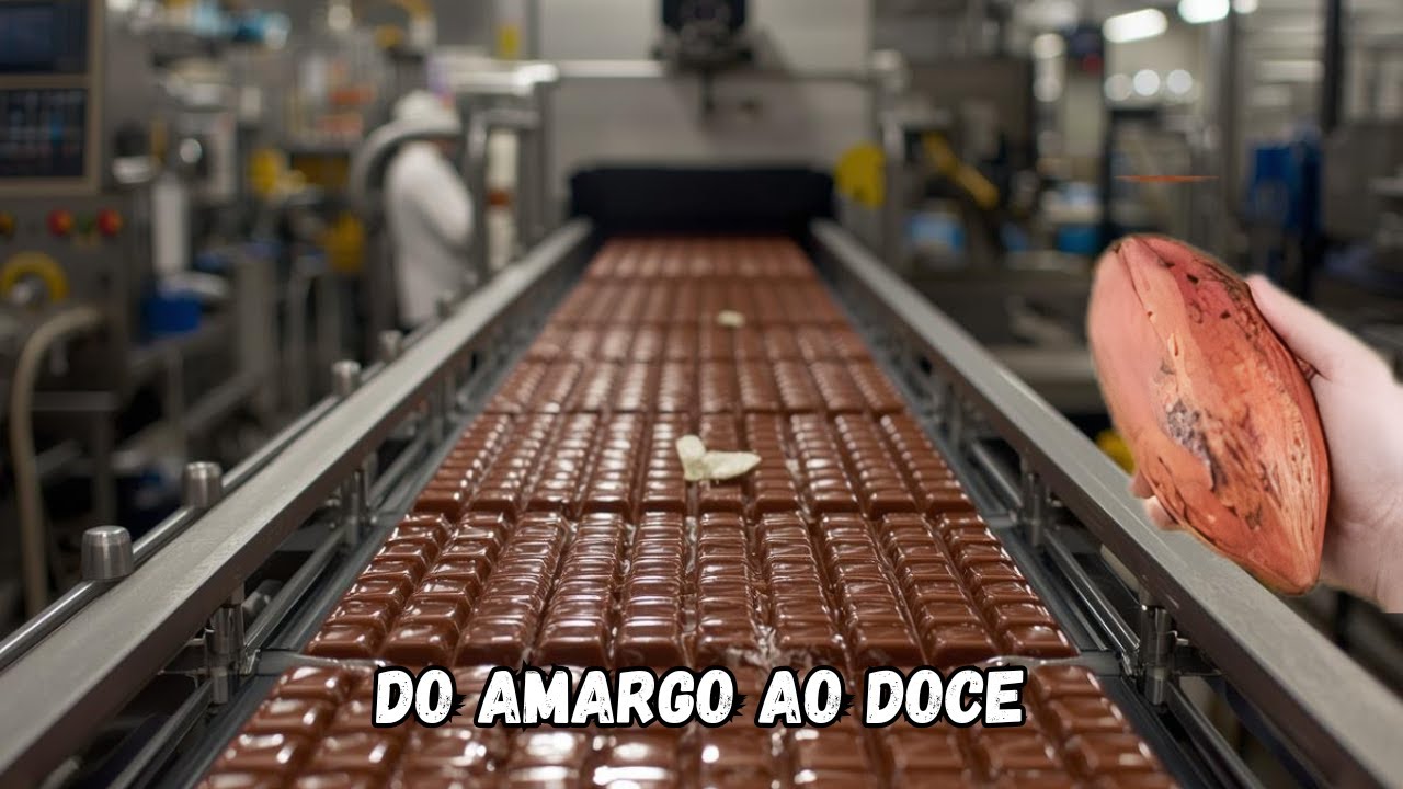 Como o CHOCOLATE é feito - Do cacau à barra