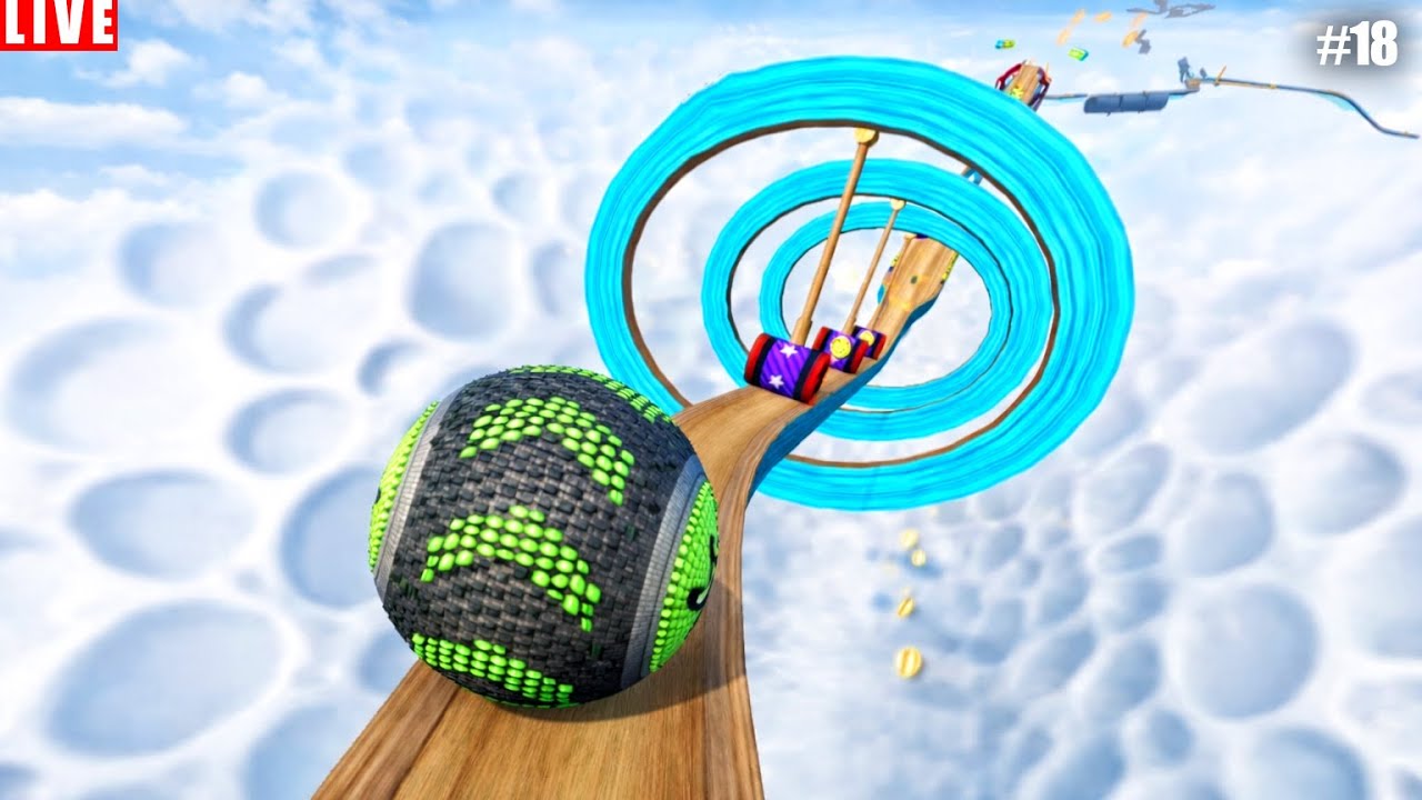Going Ball  ,PORTAL RUN,SPED RUN, GOAL BALL, day 18  Reac livel max   #18 #goingballs #live