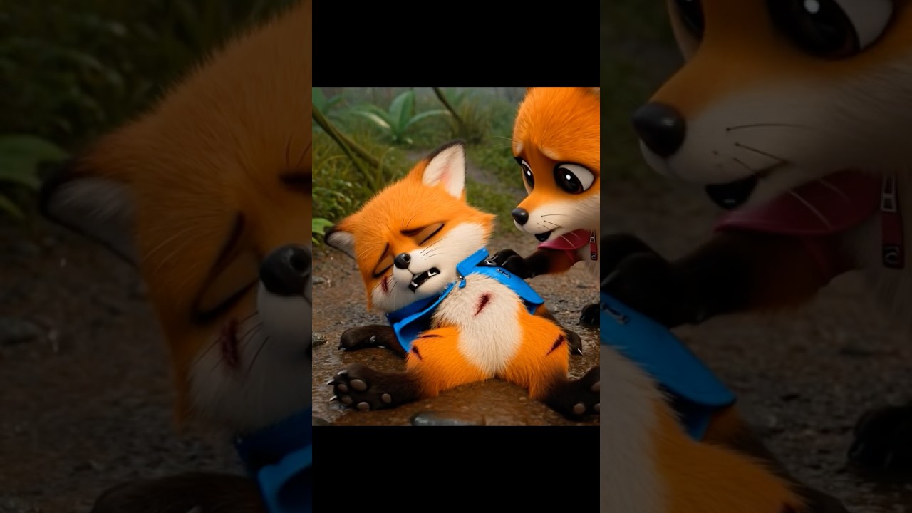 Cute Fox Saves Her Friend During Hiking 🦊🌿 | Heartwarming Animal Story